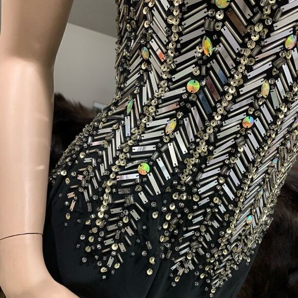New Custom Stunning  Strapless Sequins and Beads Evening Dress - Picture 13 of 14